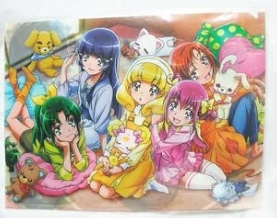 Amazon.co.jp: スマイルプリキュアクリアファイル 私服 全員集合